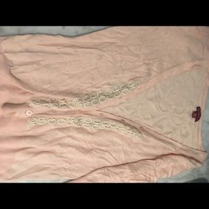 Pink cardigan